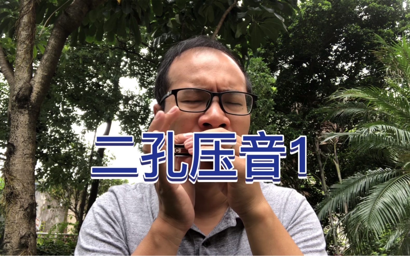 【公园乐】二孔压音的练习乐句一