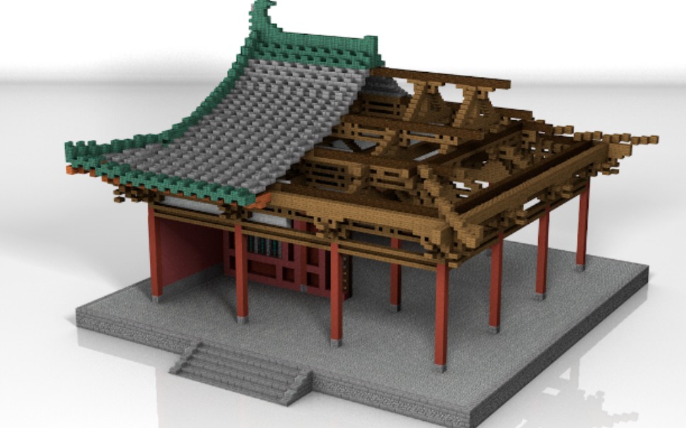 【minecraft】在mc中还原永寿寺雨花宫