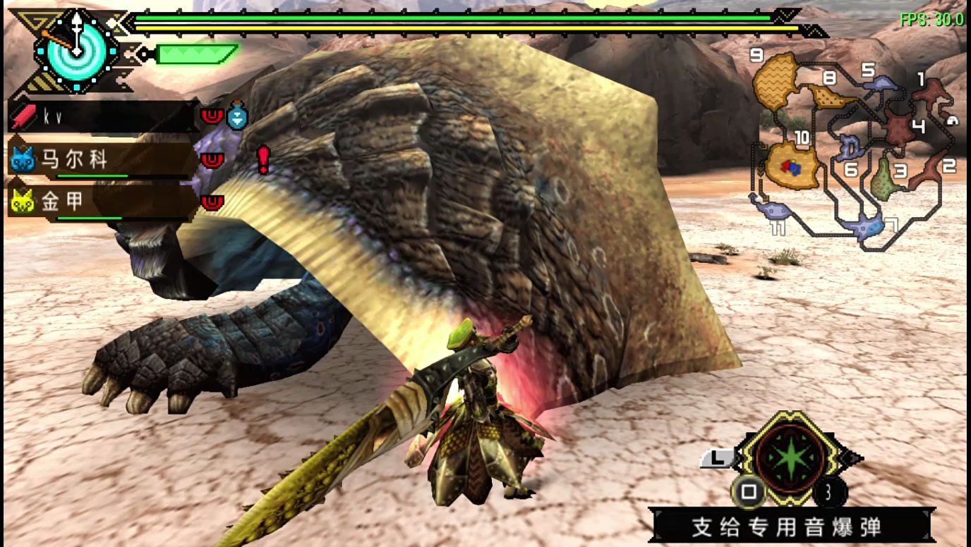 怪物猎人p3大剑开荒始源潜口龙