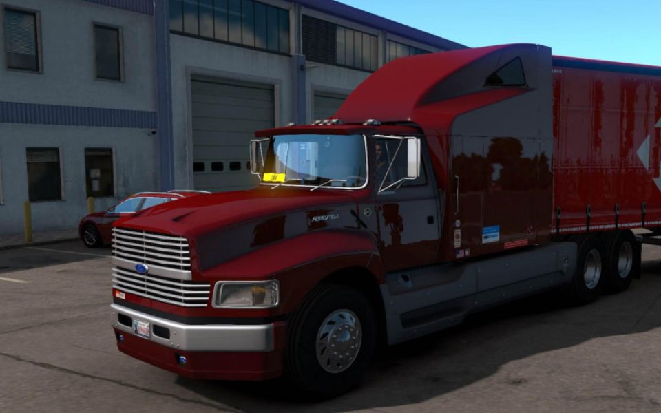 [图]美卡Mod：这么漂亮的福特长头你见过吗？Ford Aeromax - American Truck Simulator Mod