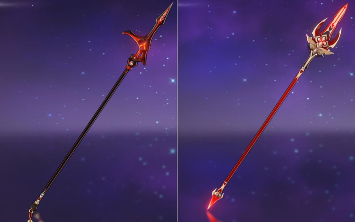 魈带使用决斗枪和黑岩的伤害对比(仅供参考)_哔哩哔哩bilibili_原神