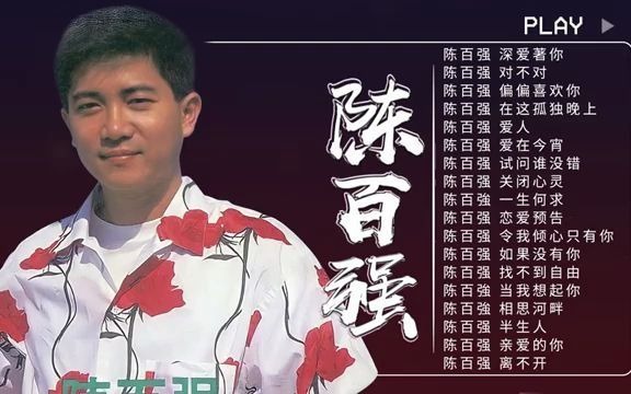 [图]【陈百强 Danny Chan】陈百强金曲精选《深爱著你／对不对／偏偏喜欢你／在这孤独晚上》