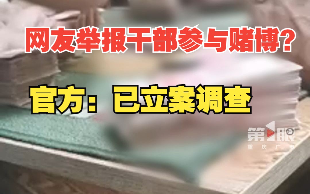 网友举报湖南永州一干部参与赌博?官方:纪委监委已立案调查哔哩哔哩bilibili