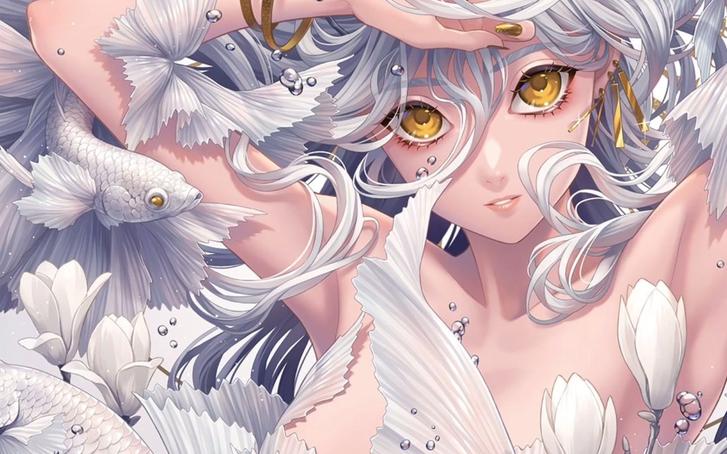 画师推荐少女与野兽画师细节拉满ミナミminami