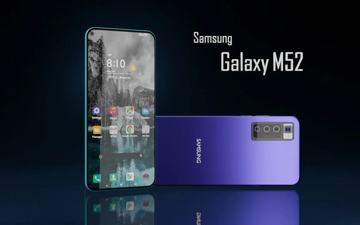 三星galaxym52概念设计圆滑当道时代的锐利异类