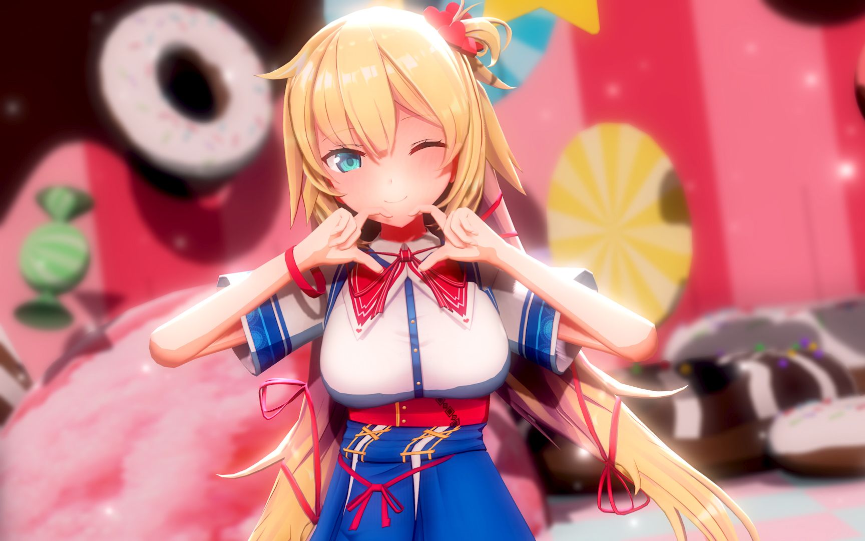 【赤井心mmd】五等份的心心【五等分の気持ち】