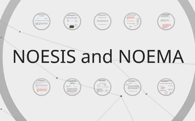 [图]意向行为与意向相关项 Noesis and Noema