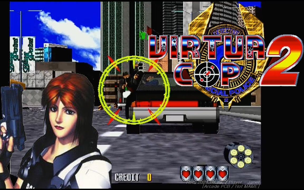 [图]VR特警2 街机内录通关流程Virtua Cop 2 ARCADE - 1CC (Not MAME)