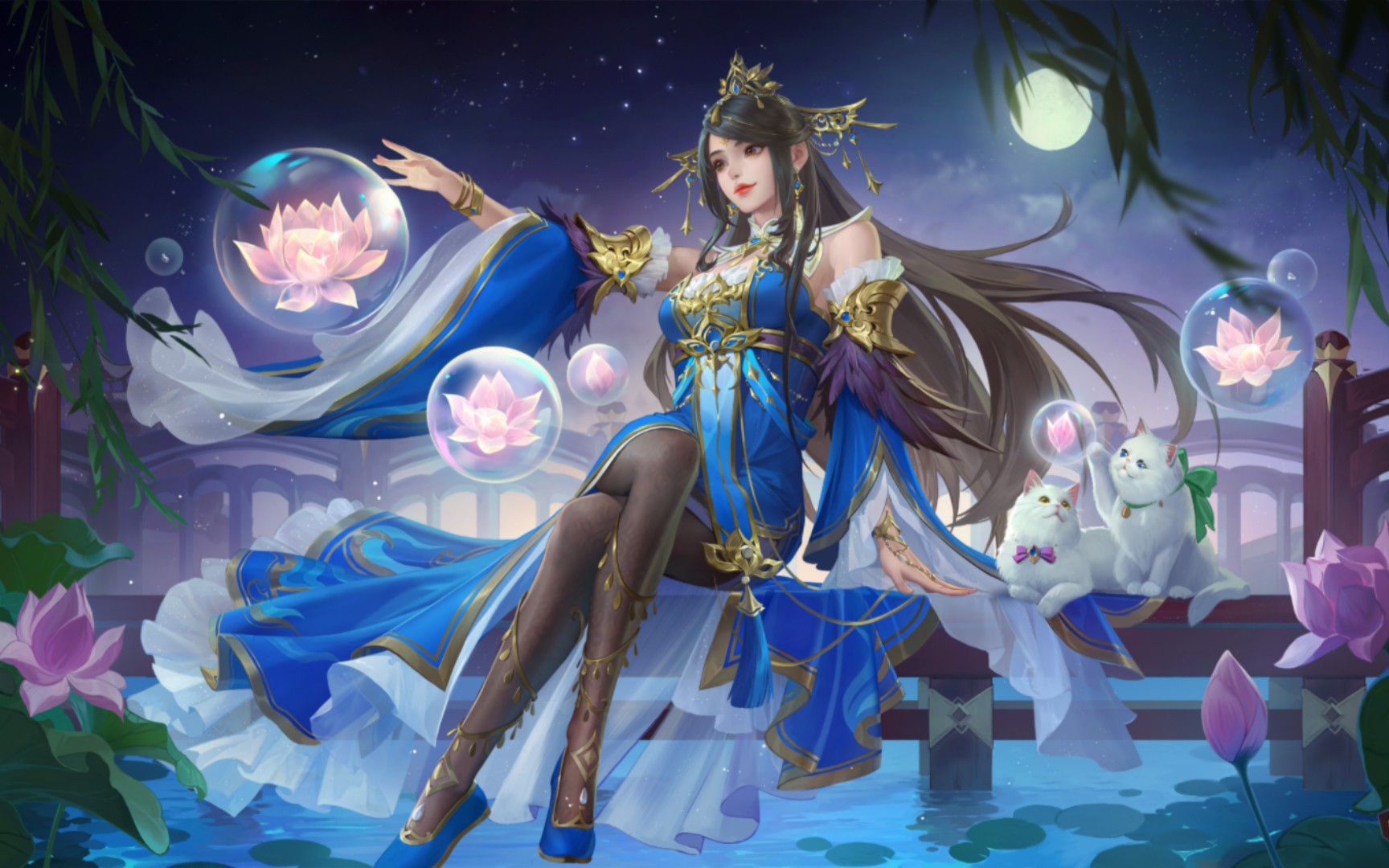 【三国杀新皮肤319期】清河公主荷怜清盈,荀谌挥兵方寸等