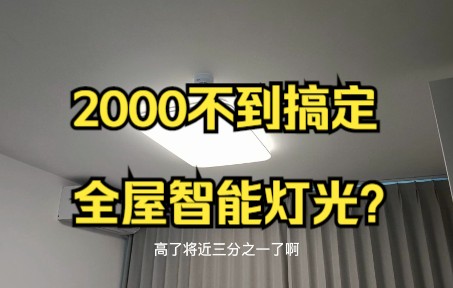 [图]2000不到搞定全屋智能灯光？--《21万装修126平系列》