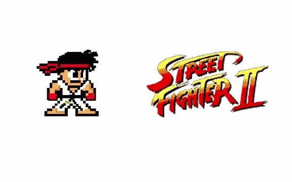 [图]Street Fighter - Ryu Stage 8bit