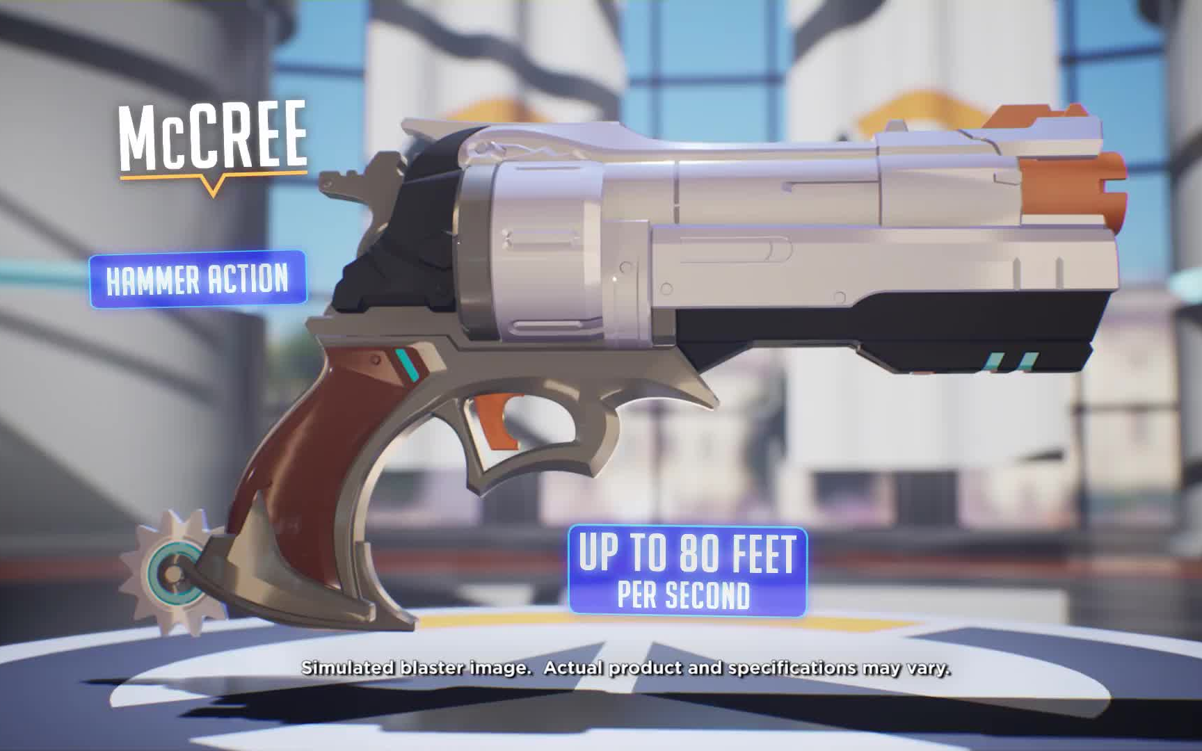 守望先锋最新周边nerf麦克雷左轮枪