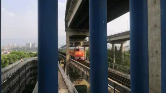 【早晨拍车】K9249次通过西江大桥