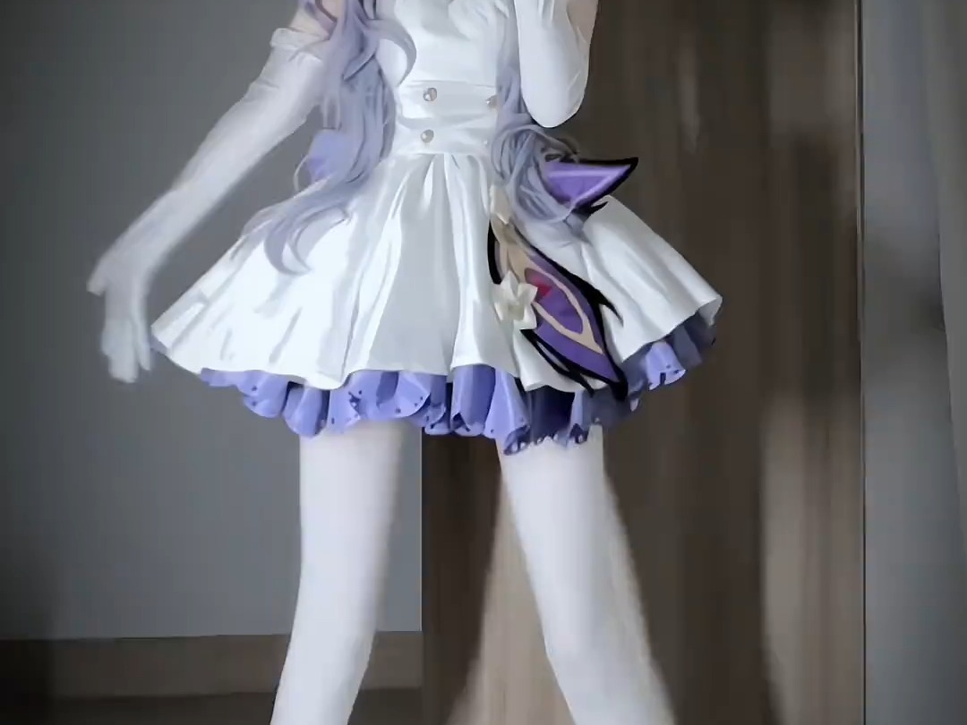 白袜好看还是油腿好看?刻晴cos