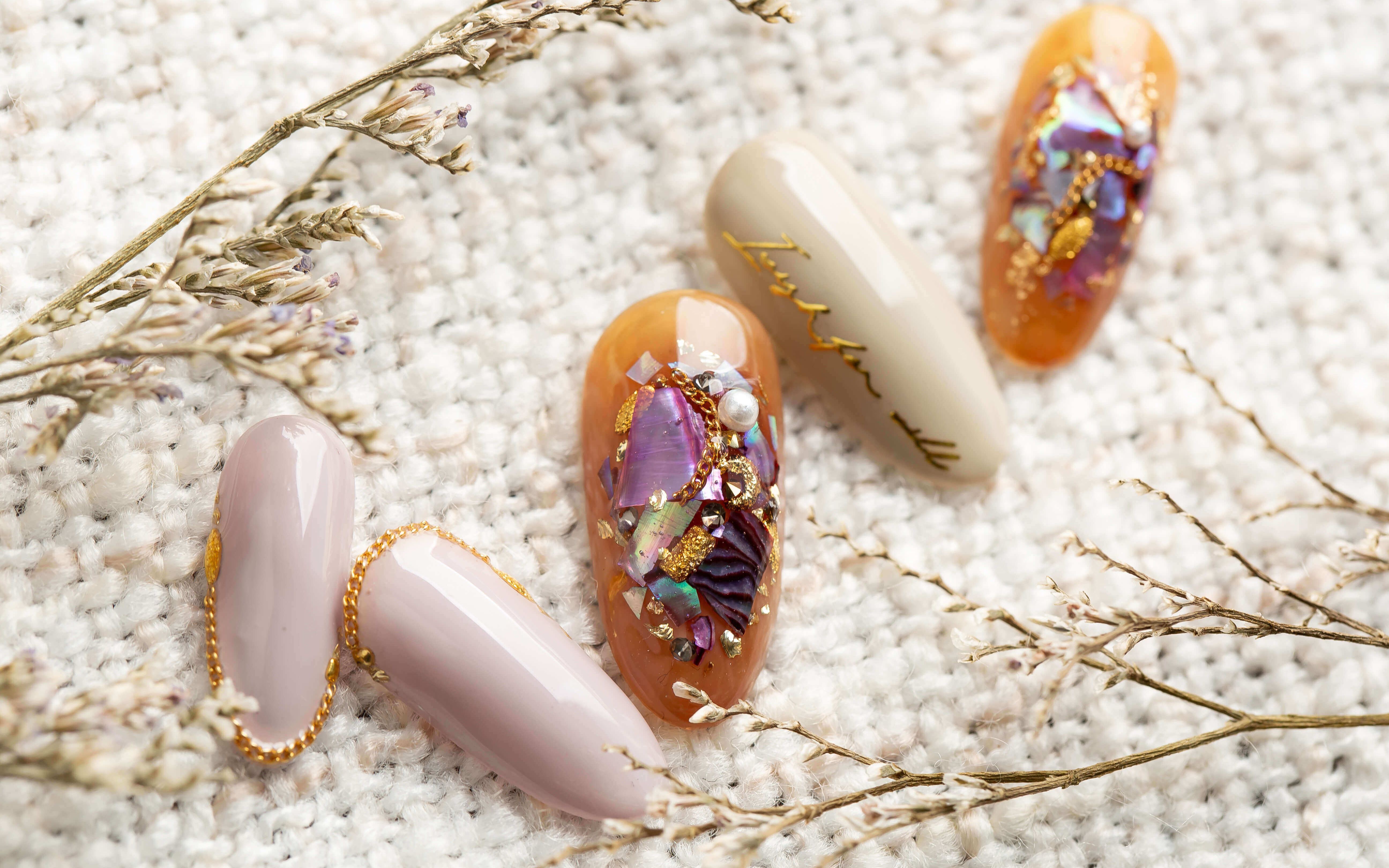 【美甲大咖】 第1766期:铿金霏玉【美甲教程】