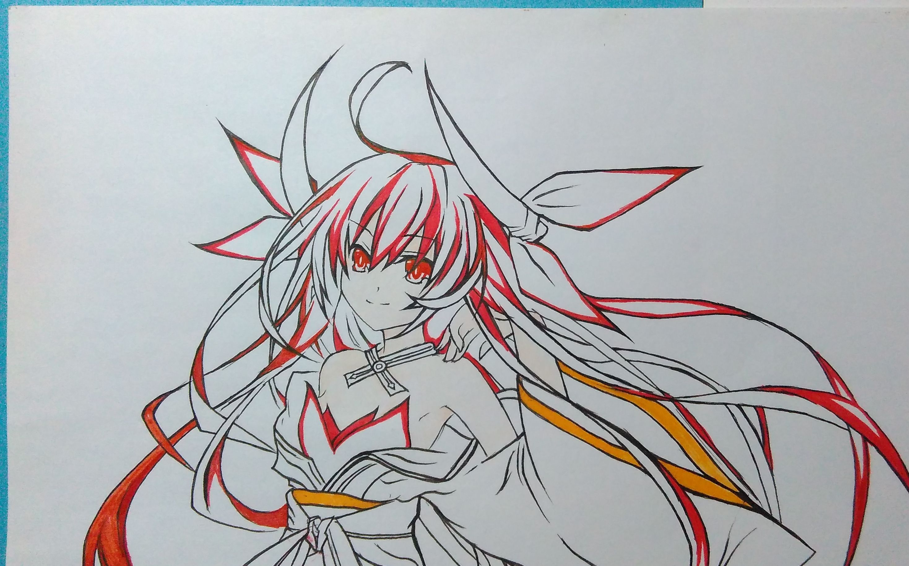 《画啊画啊画》五河琴里全身上色图_哔哩哔哩_bilibili