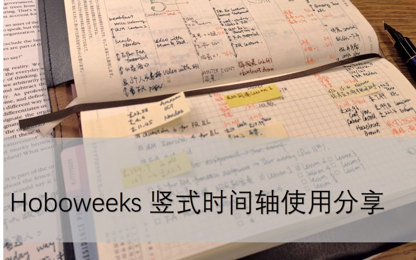 [图]Hoboweeks也能做时间轴？！日程安排，记账，打卡三合一