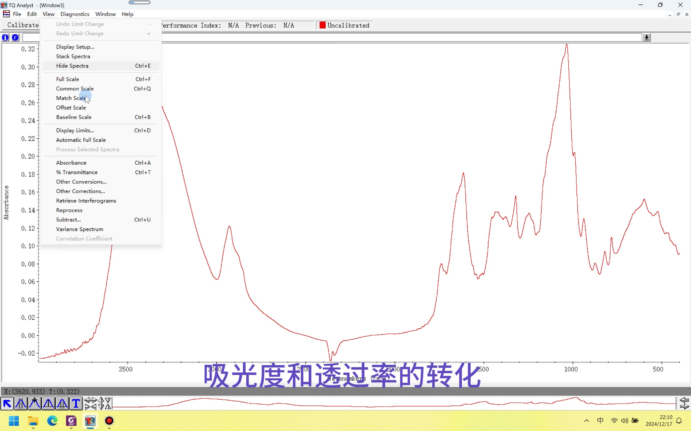 红外谱图分析软件图片