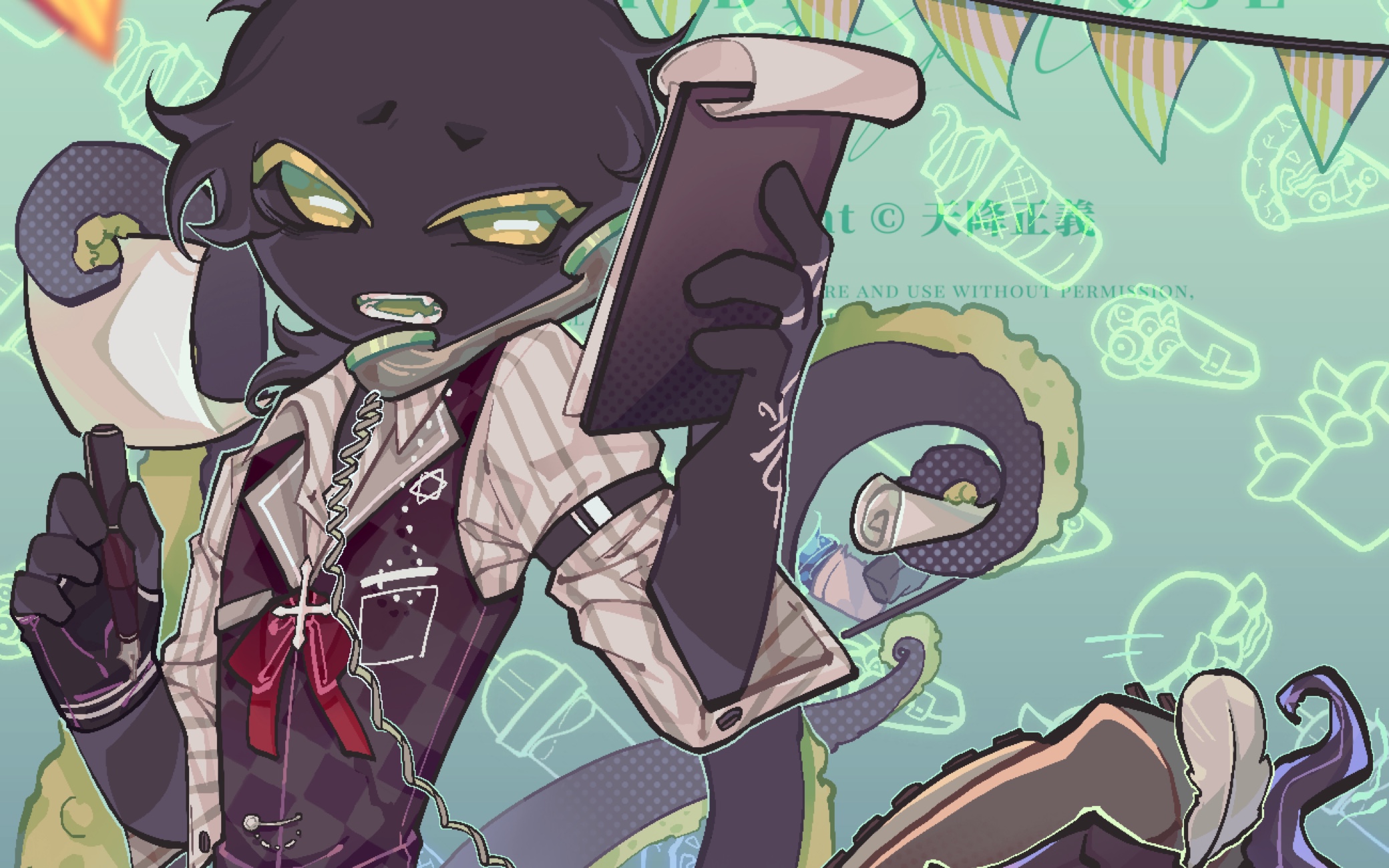 【柴设】#关于返图送设只有我返了图于是在世界观开了克苏鲁主题餐厅