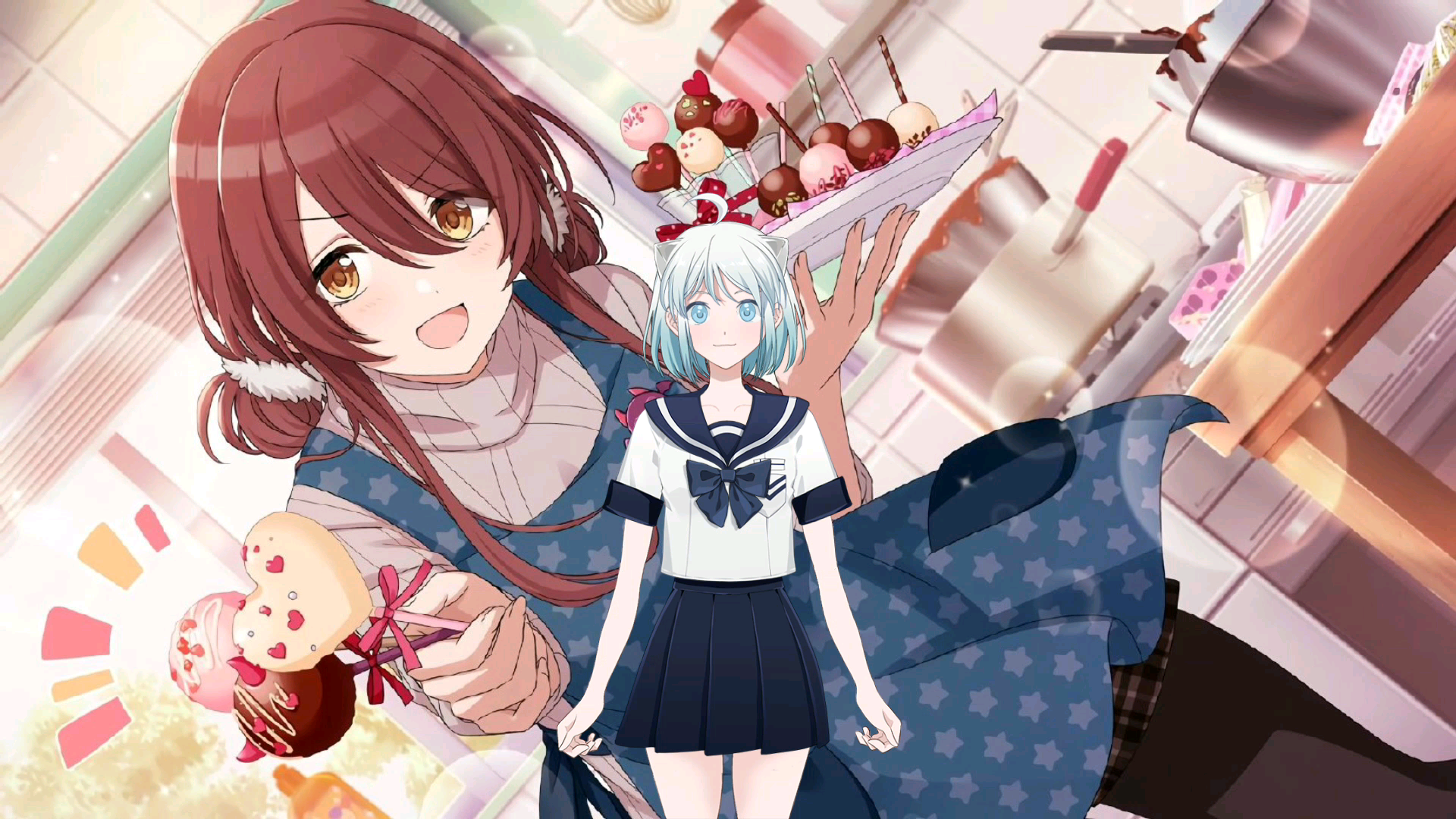 情人节动漫美少女①