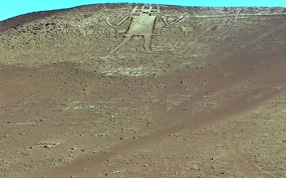 atacama giant阿塔卡玛巨人沙漠巨型地画!