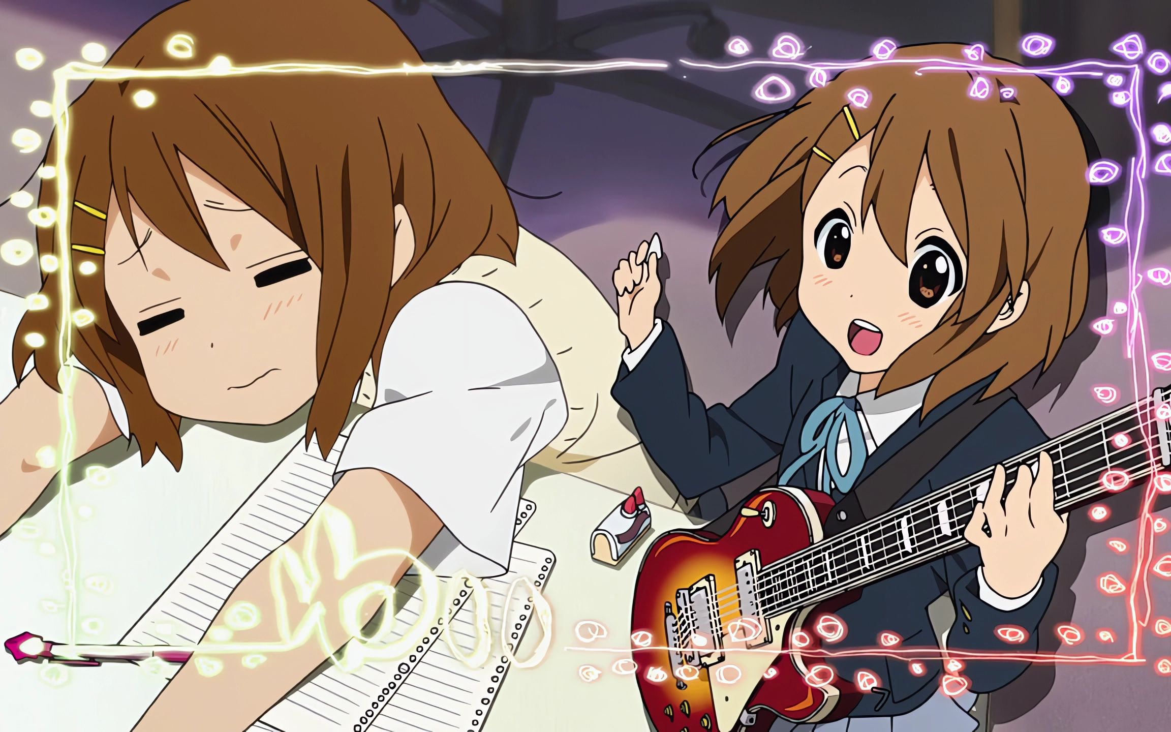 纯天然呆唯,这也太可爱了吧!❤️【轻音少女第一季】