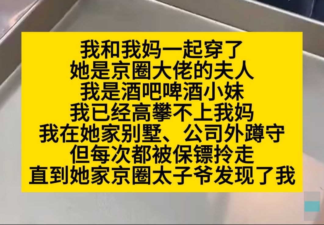 我和我妈一起穿了,她是京圈大佬的夫人,我是酒吧小妹,我已经高攀不起我妈了……小说推荐哔哩哔哩bilibili