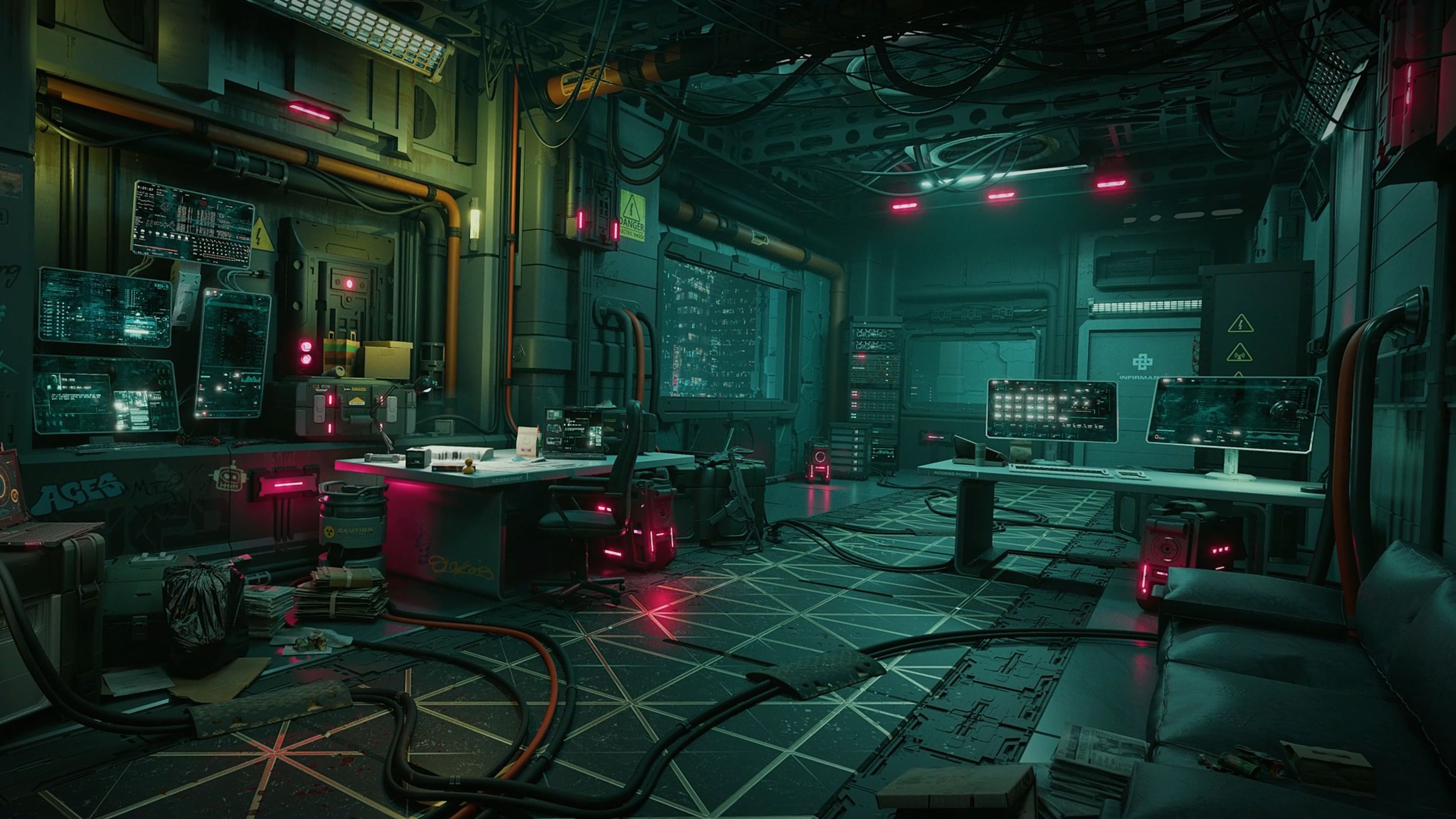 ue5 cyberpunk 室内