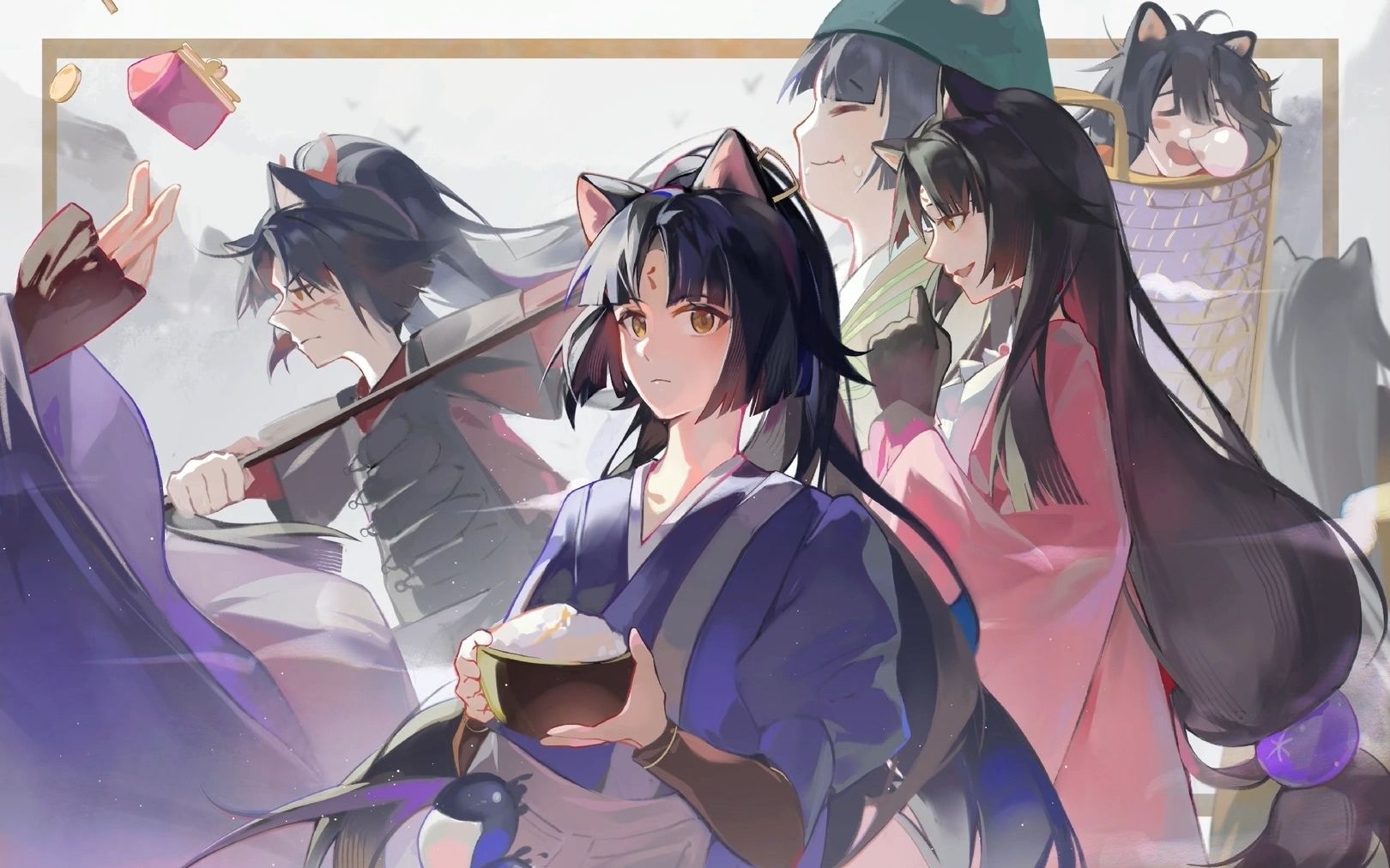 【procreate|绘画过程】六根清净