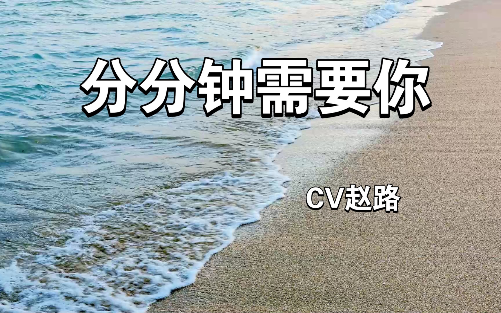 cv趙路 分分鐘需要你