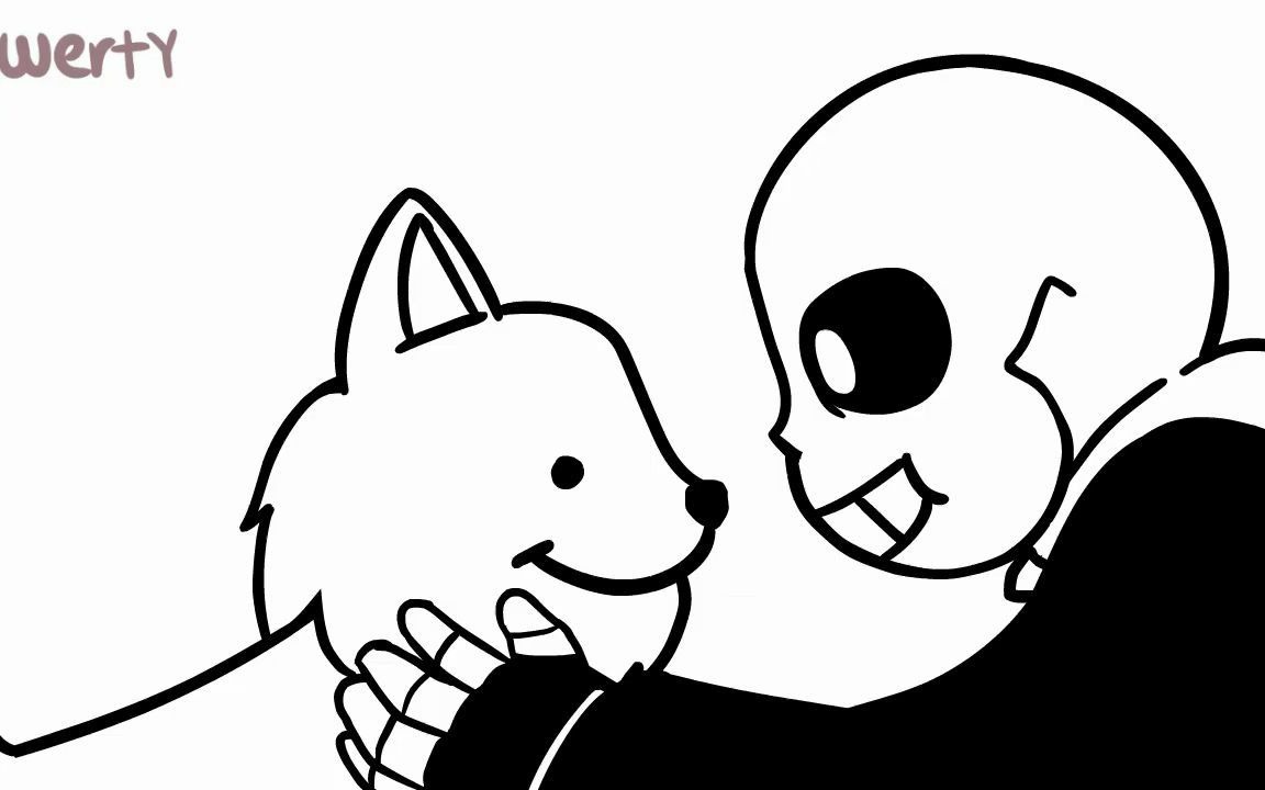 undertale动画sans的狗狗