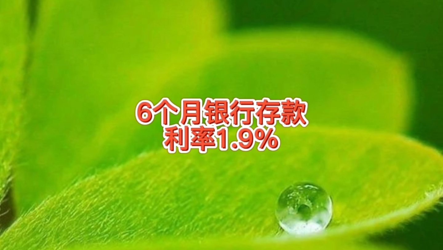 大银行6个月银行存款年利率1.9%和1.8%,选择哪个好,有啥区别哔哩哔哩bilibili