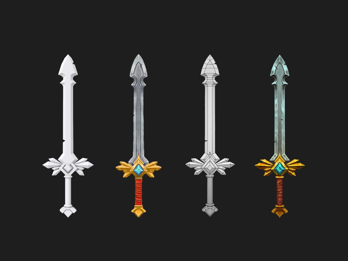 3dmax武器建模:适合新手学习的武器模型制作,3dmax零基础建模案例教学