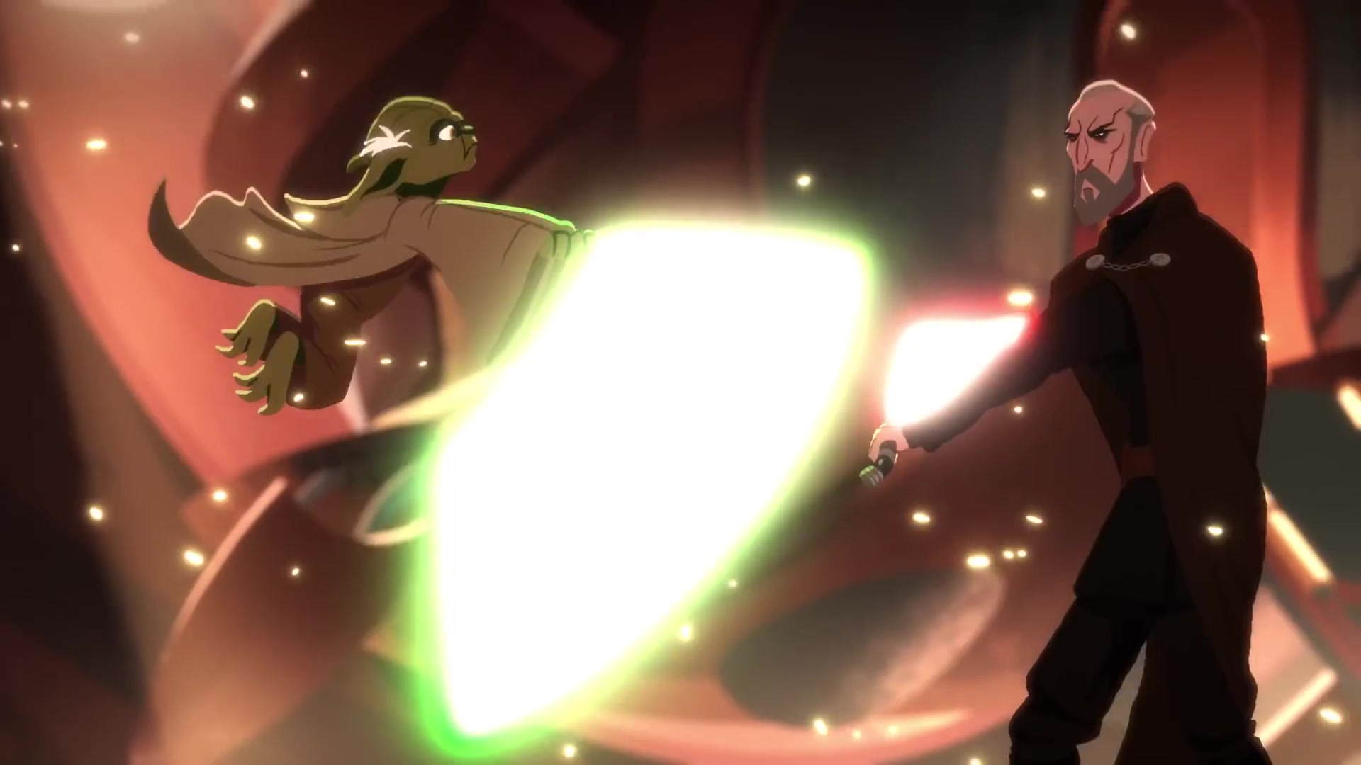 Yoda vs. Count Dooku  Size Matters Not  Star Wars Galaxy of Adventuresurlgot.哔哩哔哩bilibili