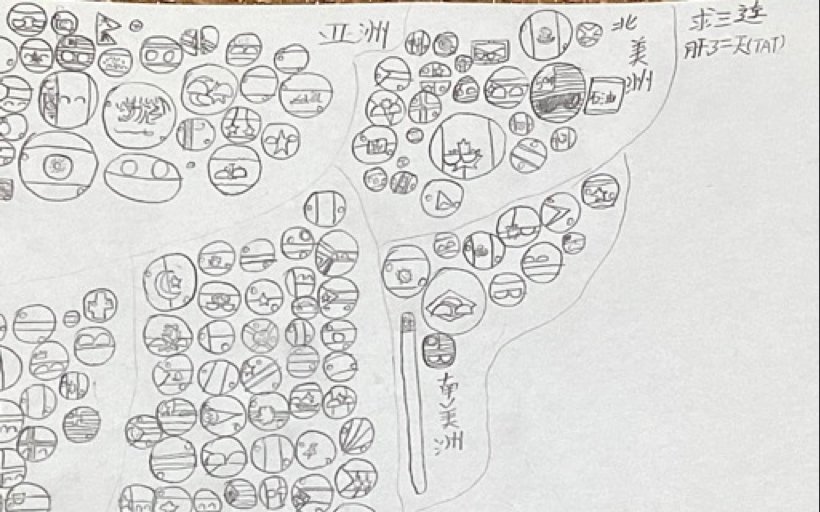 肝了两天的世界波兰球国家图,求三连(这期水视频,下期出)21