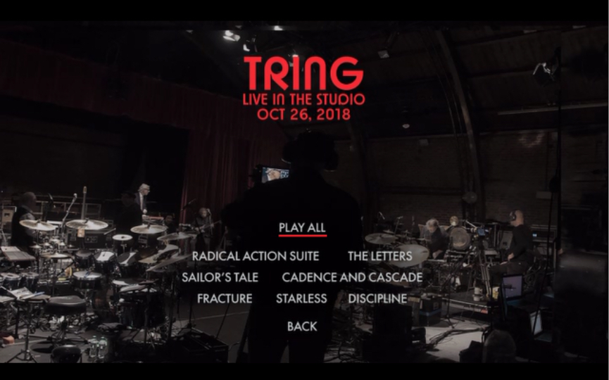 [图]King Crimson - Tring: Live in the studio 2018（From：2022纪录片套盒）