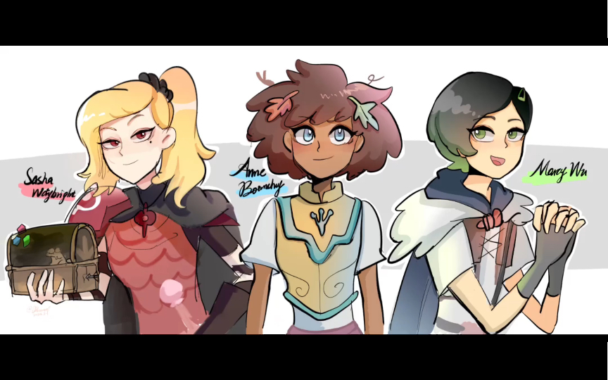 【奇幻沼泽】今天画三人组!