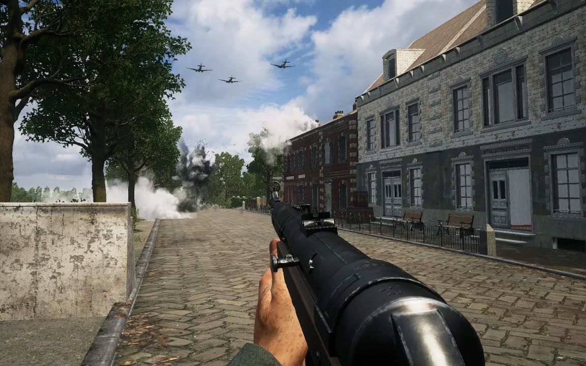 postscriptum战争附言mp40在坟墓桥头的防御战