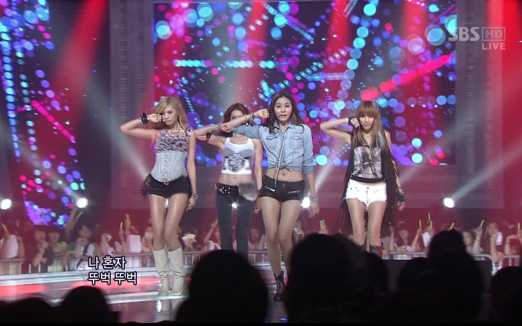 [图]After School (Red) - In The Night Sky (110724 SBS Inkigayo)