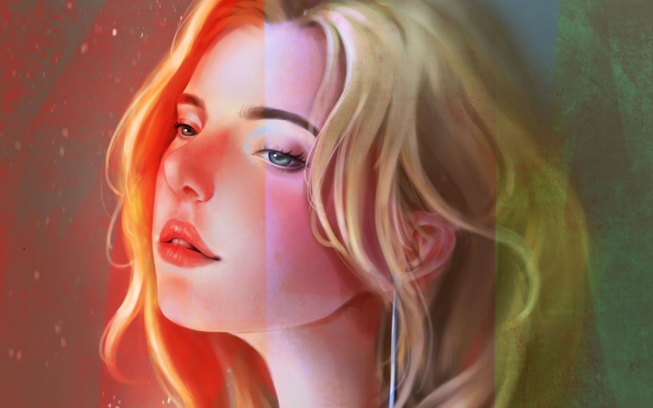 ipadprocreate画画6照片临摹这一刻的安宁