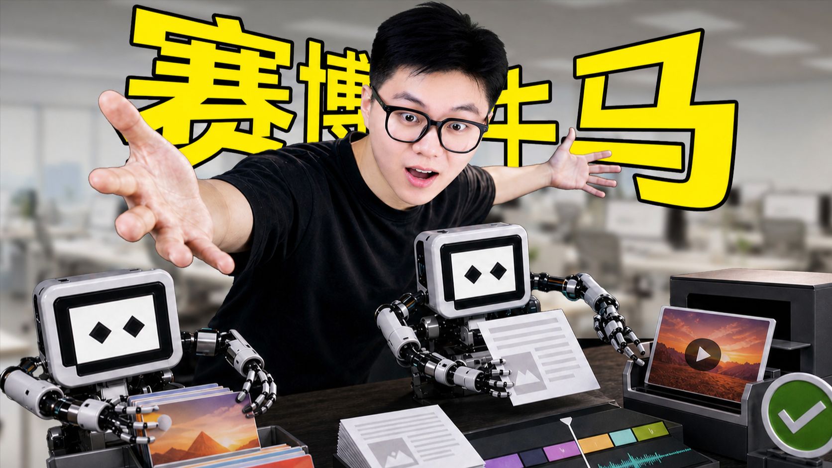 把赛博牛马丢进互联网48小时，它都干了啥?