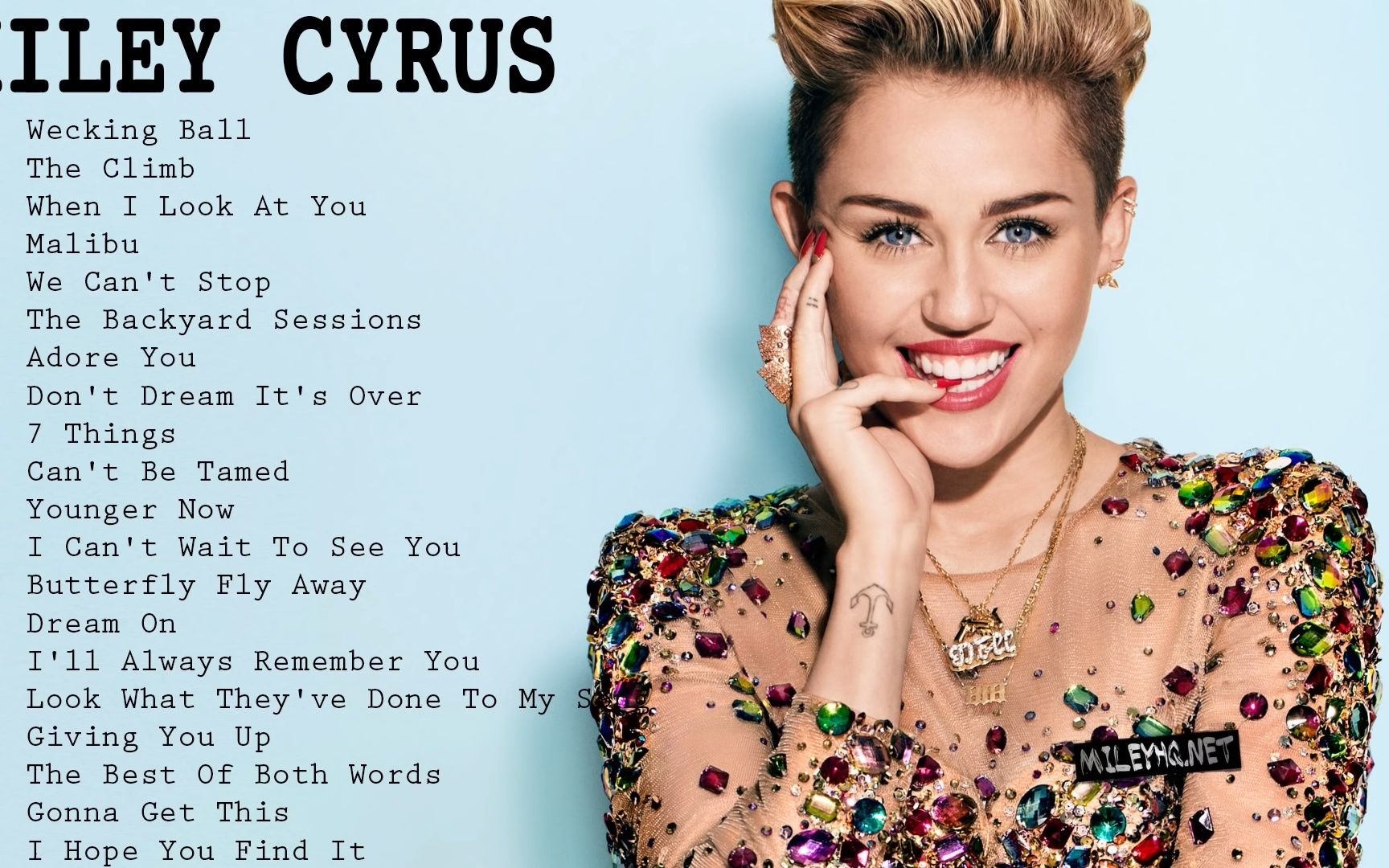 [图]麦莉·赛勒斯 流行金曲精选 Miley Cyrus Greatest Hits