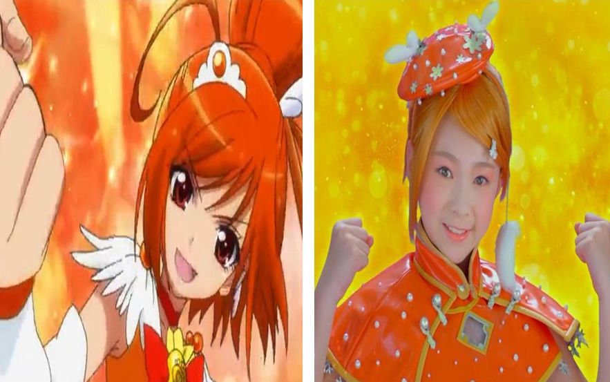 【光之美少女x舞法天女】cure sunny遇上芮闪天女 火与冰的rhythm