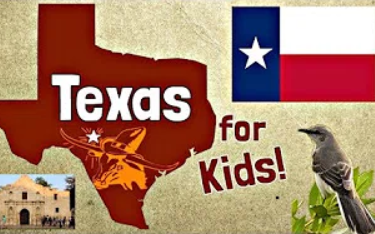 [图]【搬运】美国各州简述-得克萨斯州Texas for Kids _ US States Learning Video