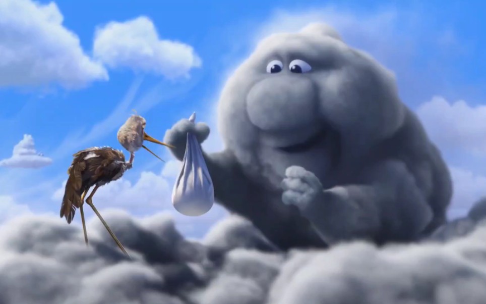 皮克斯动画短片《暴力云与送子鹤》