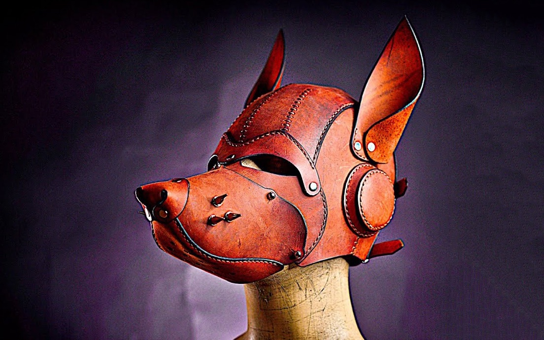 dieselpunkro手工皮革狗头面具_哔哩哔哩 (゜-゜)つロ 干杯~-bilibili