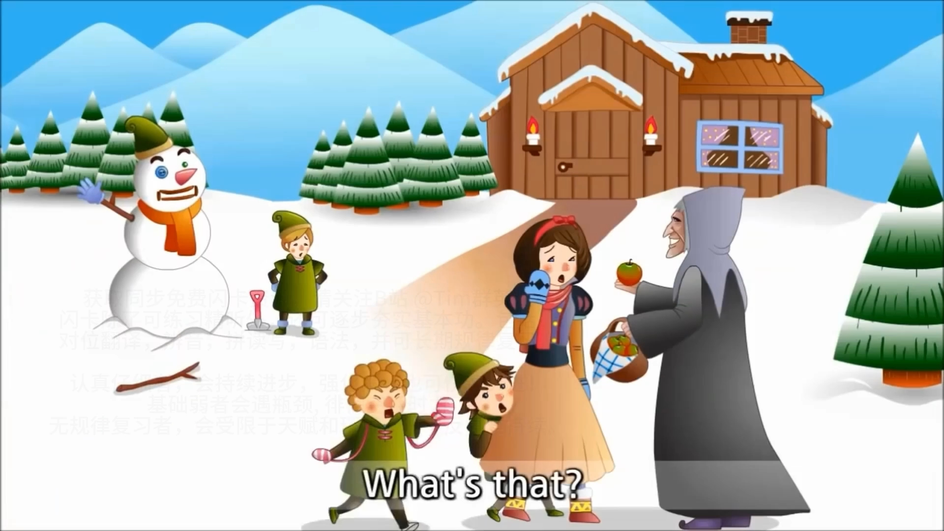 l0s0e18 快讲解-白雪公主2 snow white2 英语启蒙故事入门