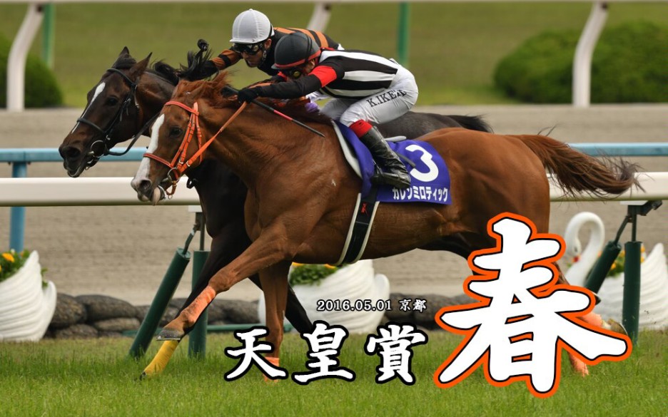 【jra/熟肉】两匹同时冲线!2016天皇赏(春)