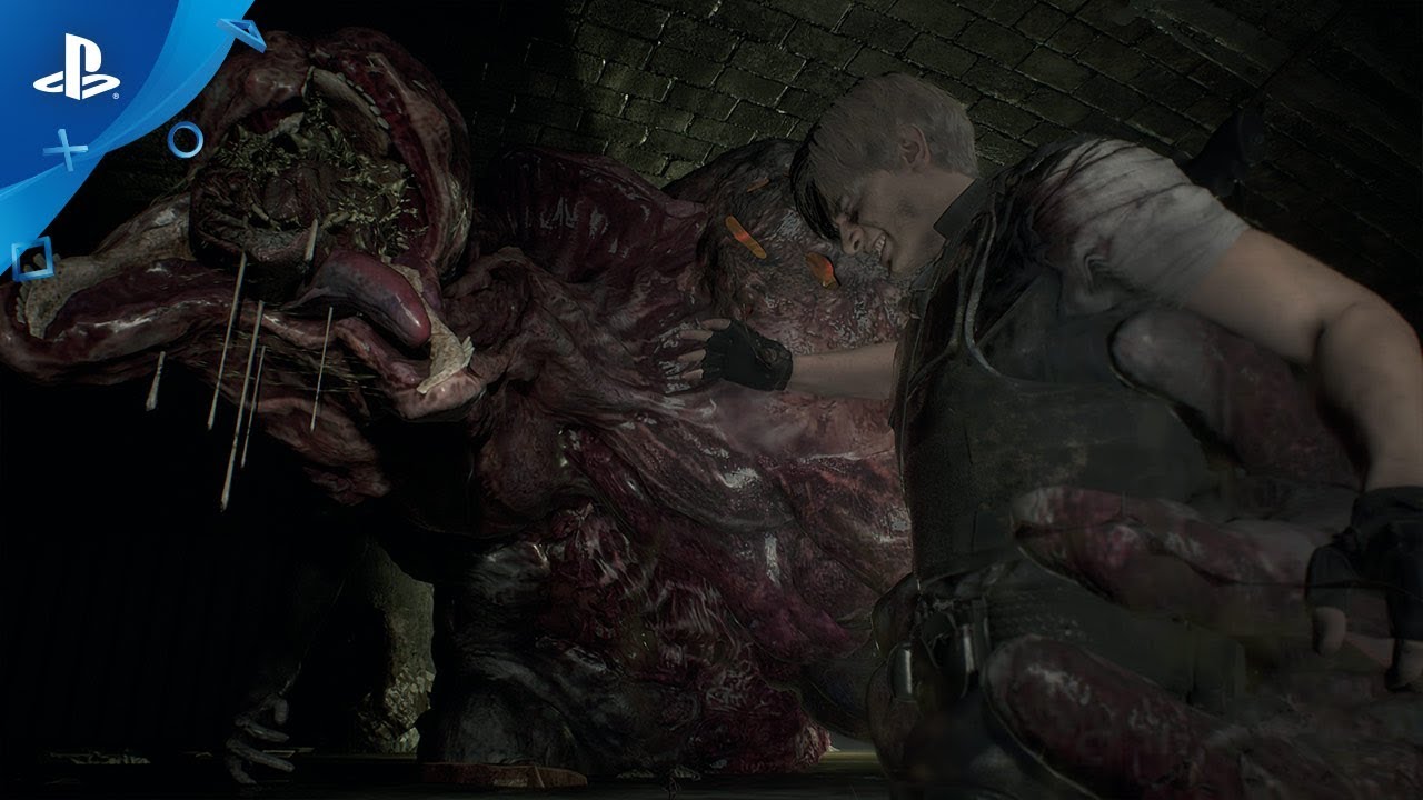 resident evil 2 - leon gameplay: familiar faces | ps4