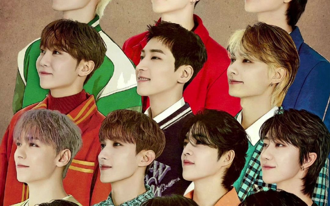 seventeen演唱会海报看着像啥?我说葫芦娃!